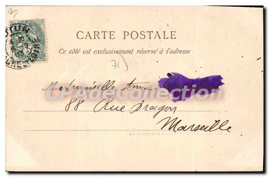 AUTUN — Promenade des marbres — Magyrlus — Verso