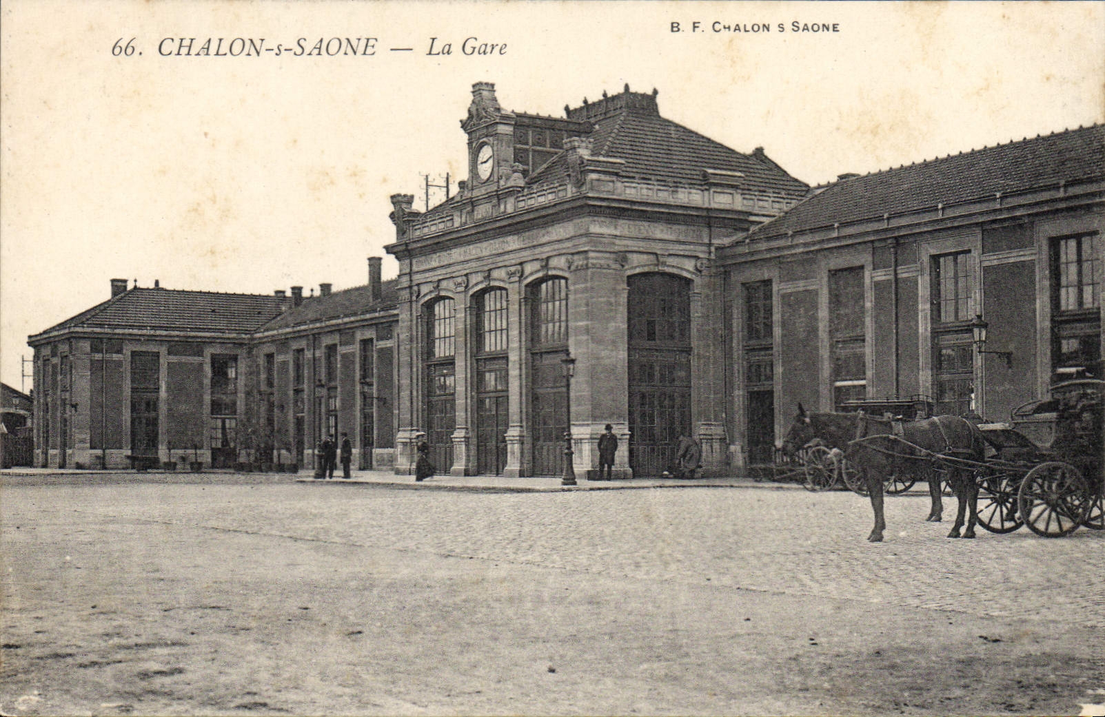 Chalon-sur-Saône — La Gare — B. F. Chalon s Saone, n°66