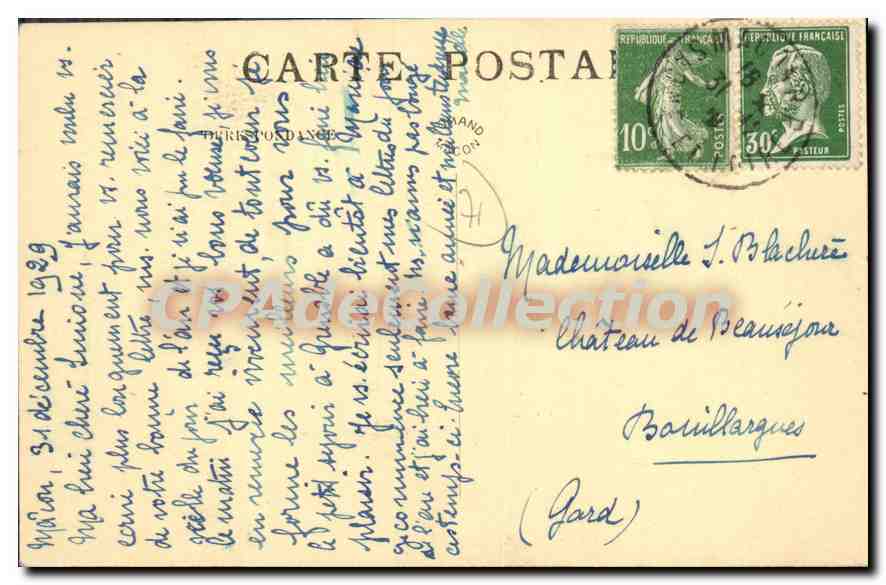 Macon — La rue Sigorgne, d'après une eau-forte de Mazas (1884) — Edit Brus — Reverso
