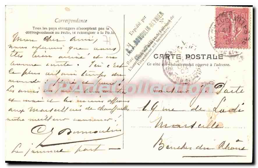 CPA Chauffailles Vue Generale — Rückseite