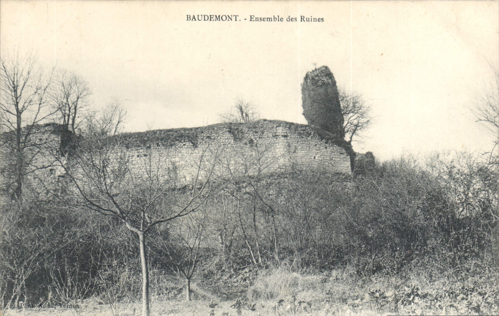 Baudemont - Ensemble des Ruines — Phot. A. As, Vernon