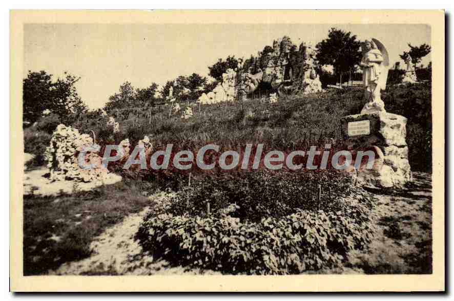 CPA Etang Sur Arroux Grotte Notre Dame De Lourdes