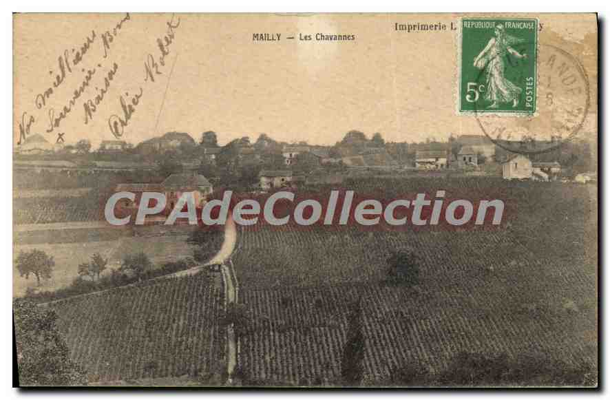 CPA Mailly Les Chavannes