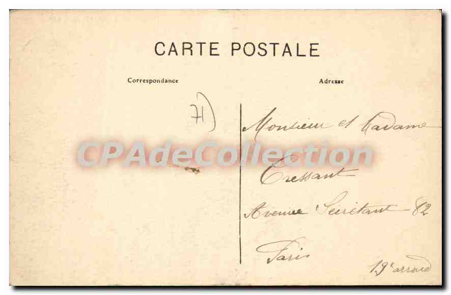 CPA Mailly Les Chavannes — Rückseite