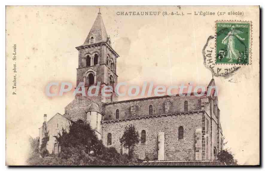 CPA Chateauneuf L'Eglise