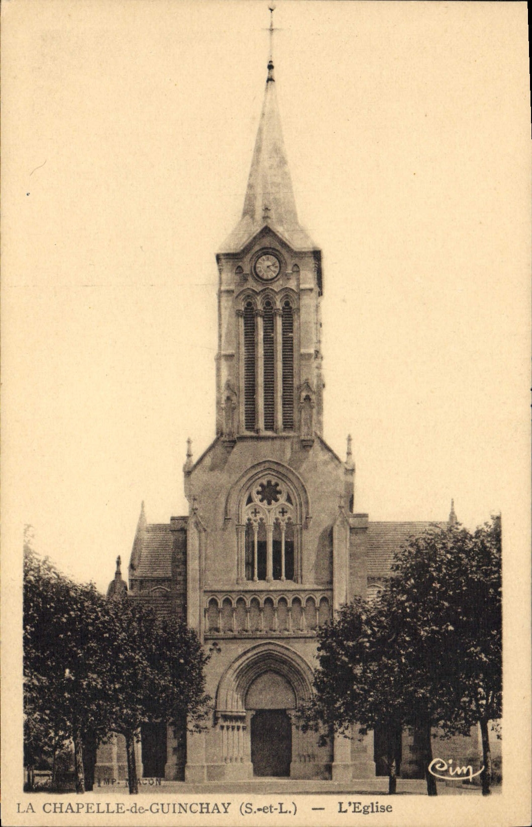 La Chapelle-de-Guinchay (S.-et-L.) — L'Église