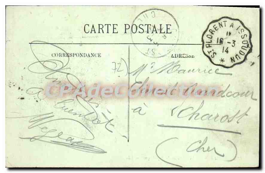 CPA Le Mans La Place De La Republique — Rückseite