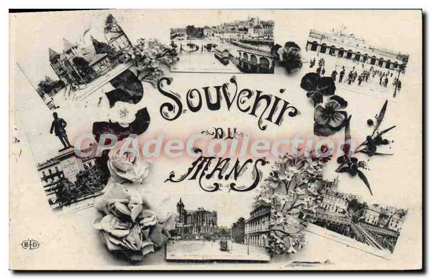 Souvenir du Mans — éditeur B.D. — n° de série non visible