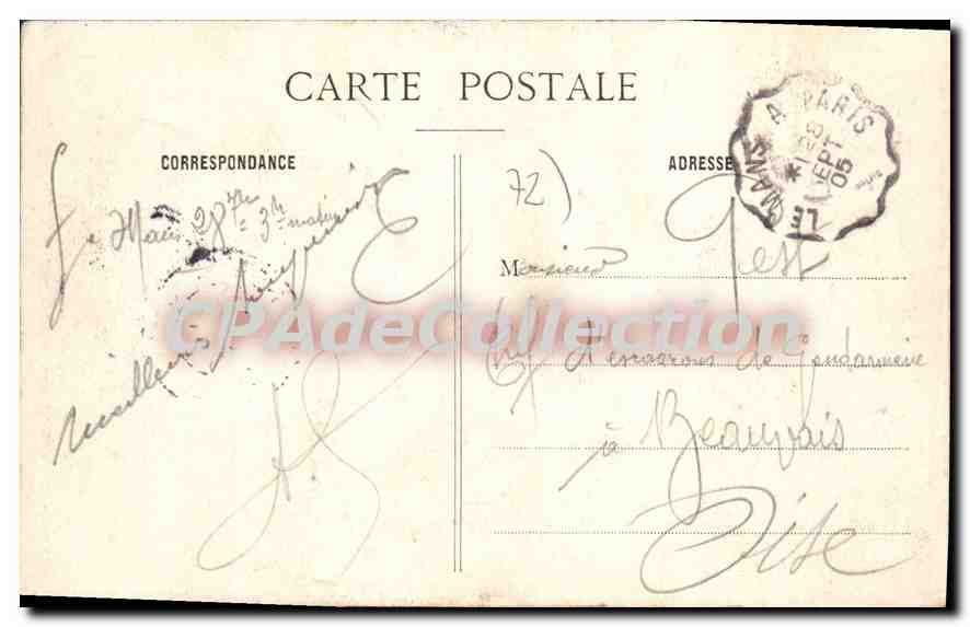 CPA Salut Du Mans — Rückseite