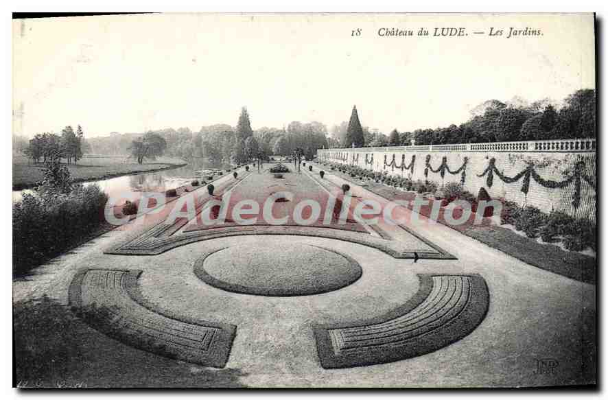 Château du LUDE — Les Jardins — CPADeCollection