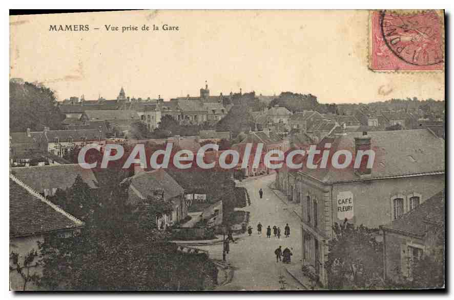 CPA Mamers Vue Prise De La Gare