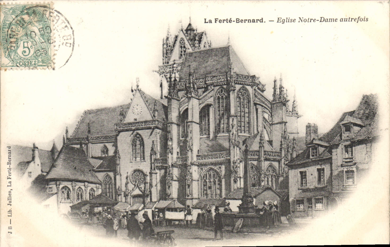 CPA La Ferté Bernard Eglise Notre Dame