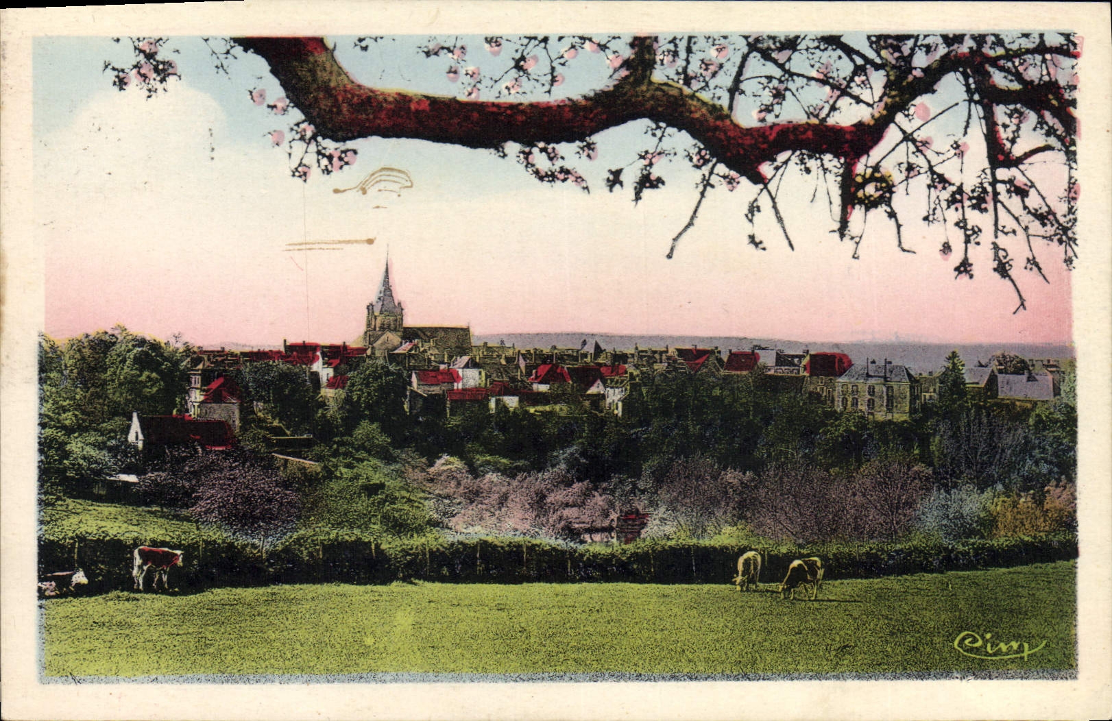 CPA Fresnay Sur Sarthe Vue Generale