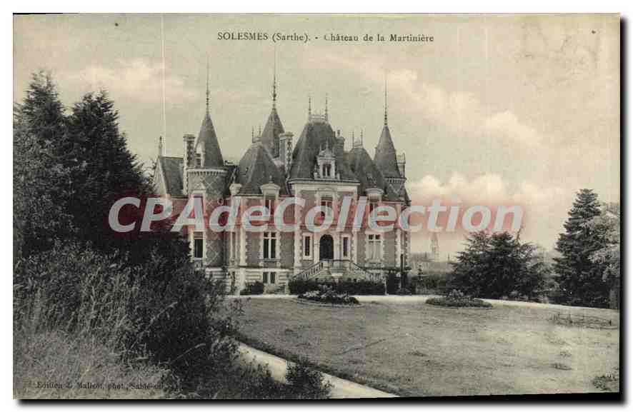 CPA Solesmes Chateau De La Martiniere