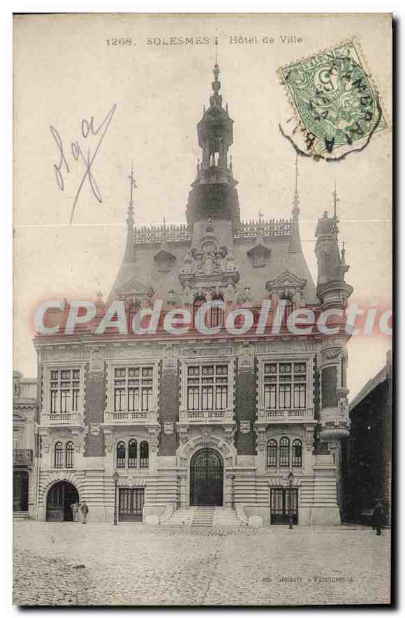 CPA Solesmes Hotel De Ville