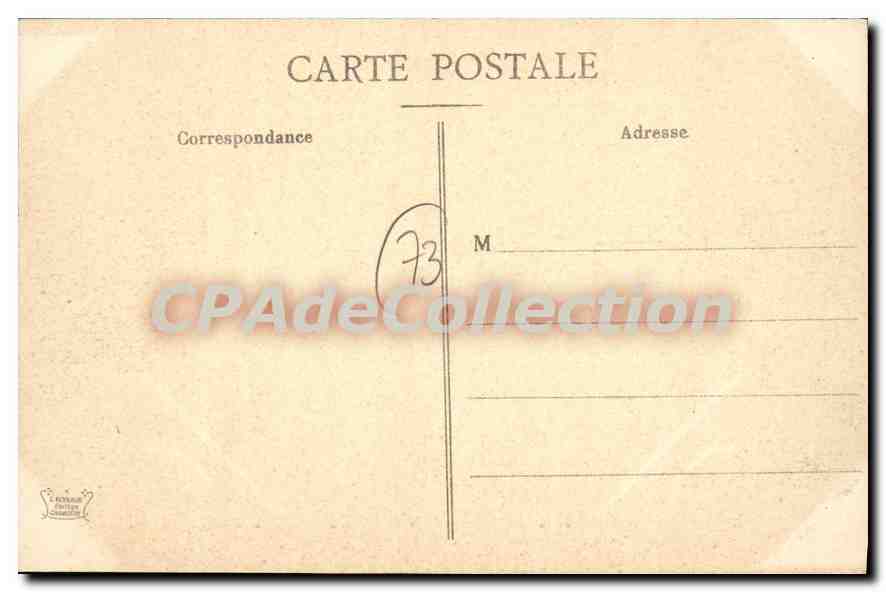 CPA Aix Les Bains L'Etablissement Thermal — Rückseite