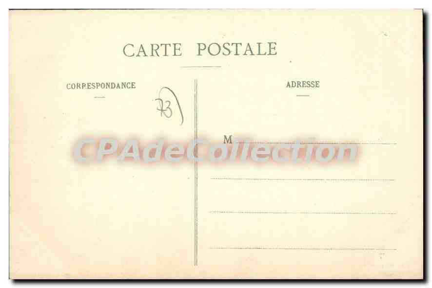 CPA Aix Les Bains Grand Port Refuge Des Barques — Rückseite