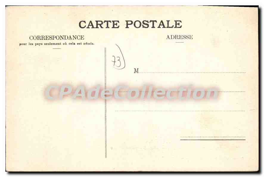 CPA Aix Les Bains Vue Generale — Rückseite