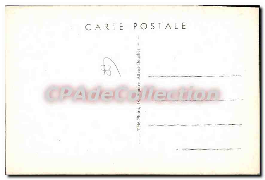 CPA Aix Les Bains Bateau La Savoie — Rückseite
