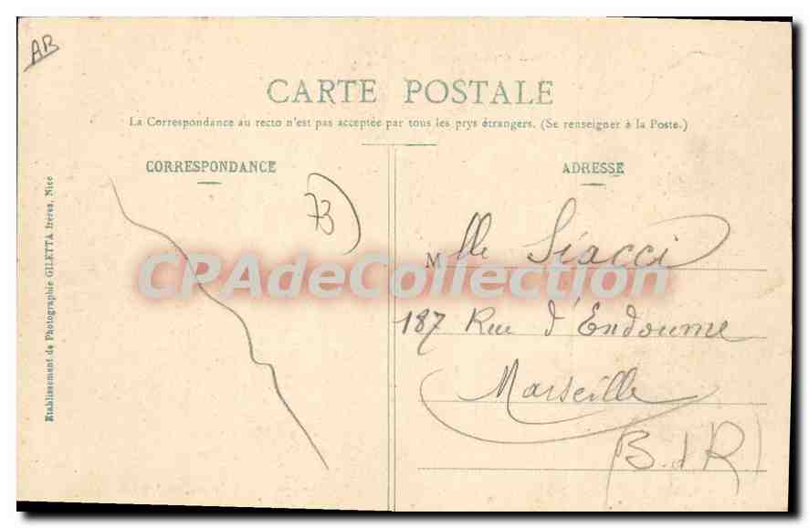 CPA Aix Les Bains Lac Du Bourget Debarcadere de hautecombe — Rückseite