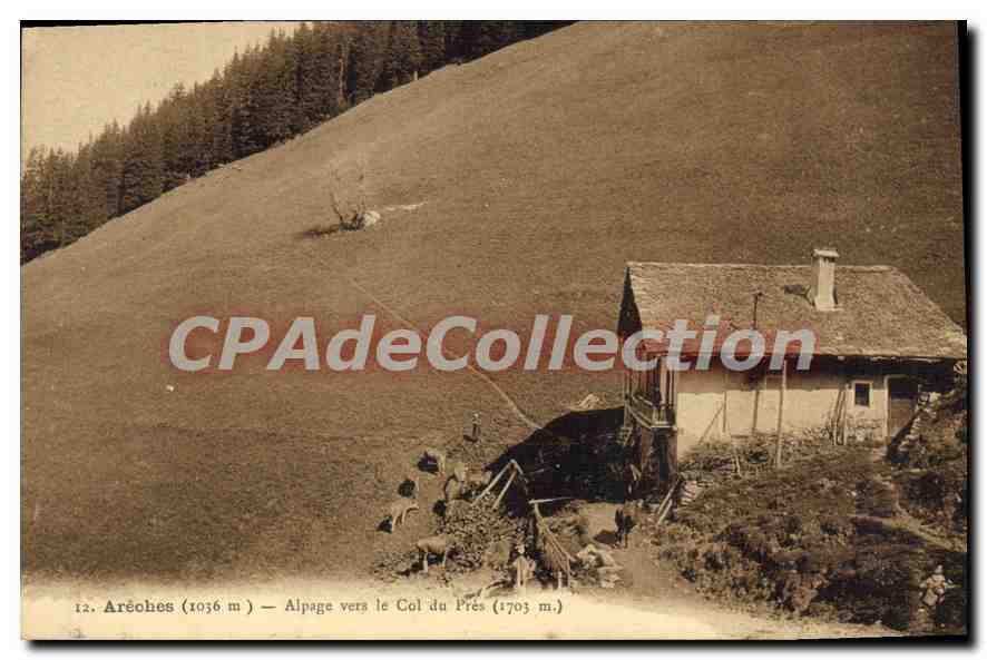 CPA Areches Alpage Vers Le Col Du Pres