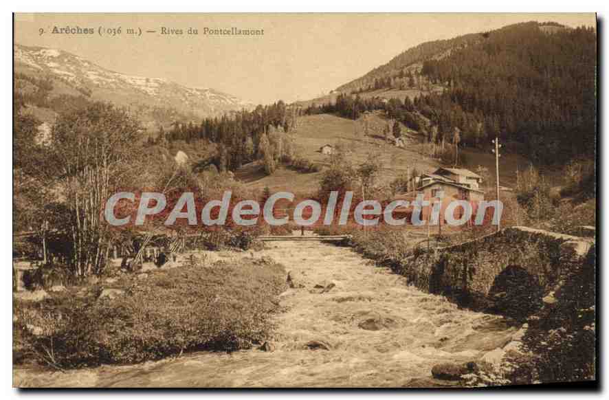CPA Areches Rives Du Pontcellamont