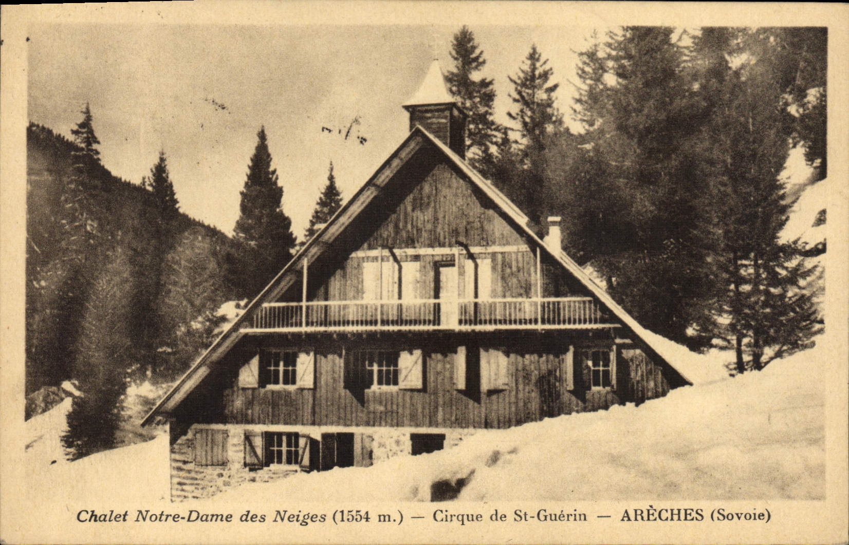 CPA Areches Chalet Notre Dame Des Neiges cirque St-Guérin