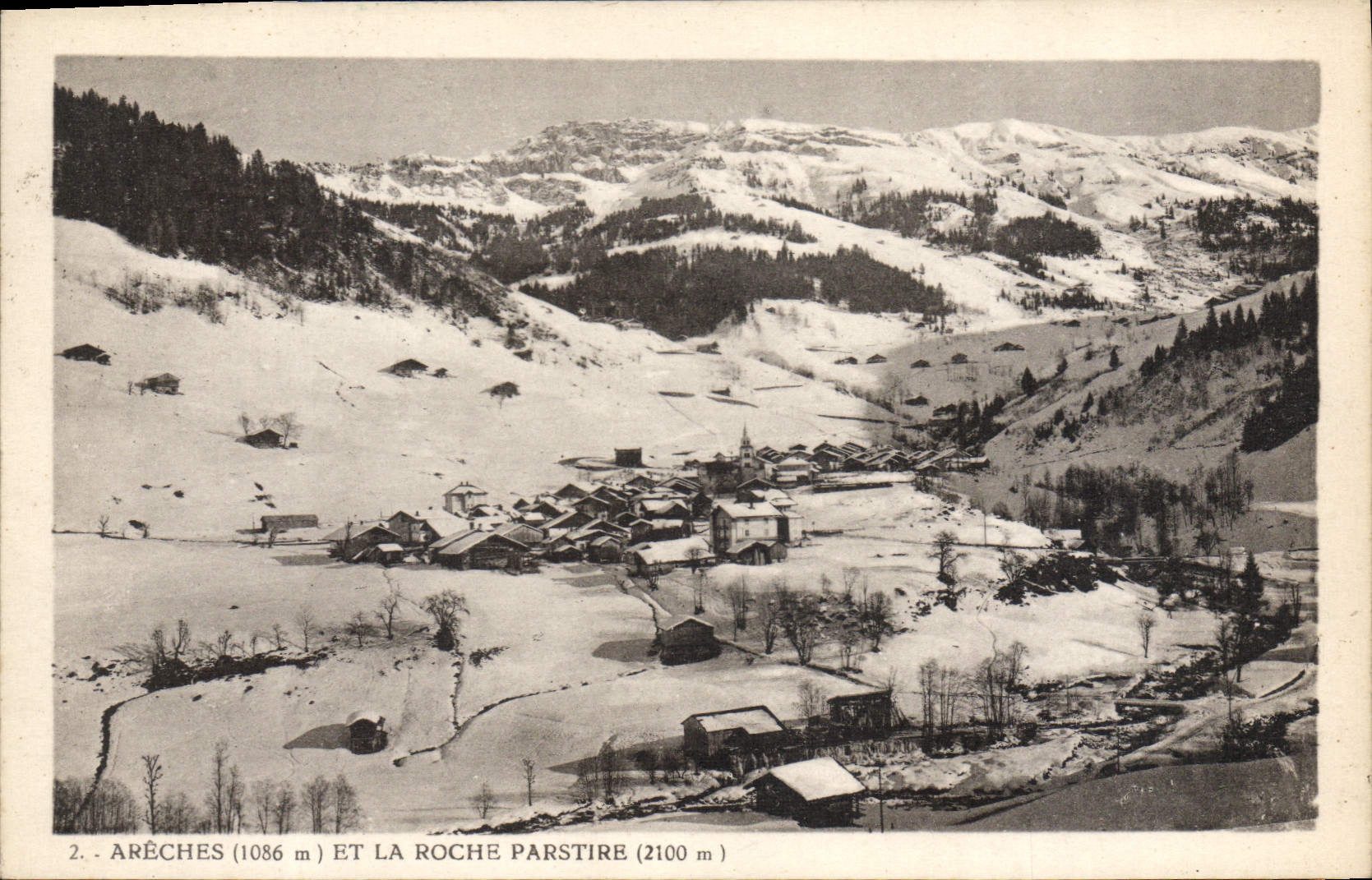 CPA Areches Et La Roche Parstire