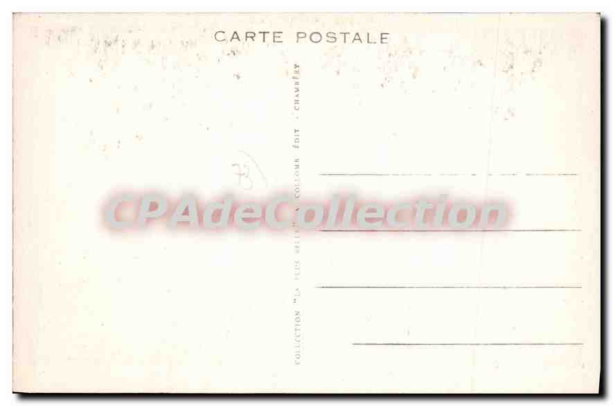 CPA Areches Vue Generale Et Vallee De I'Argentine — Rückseite