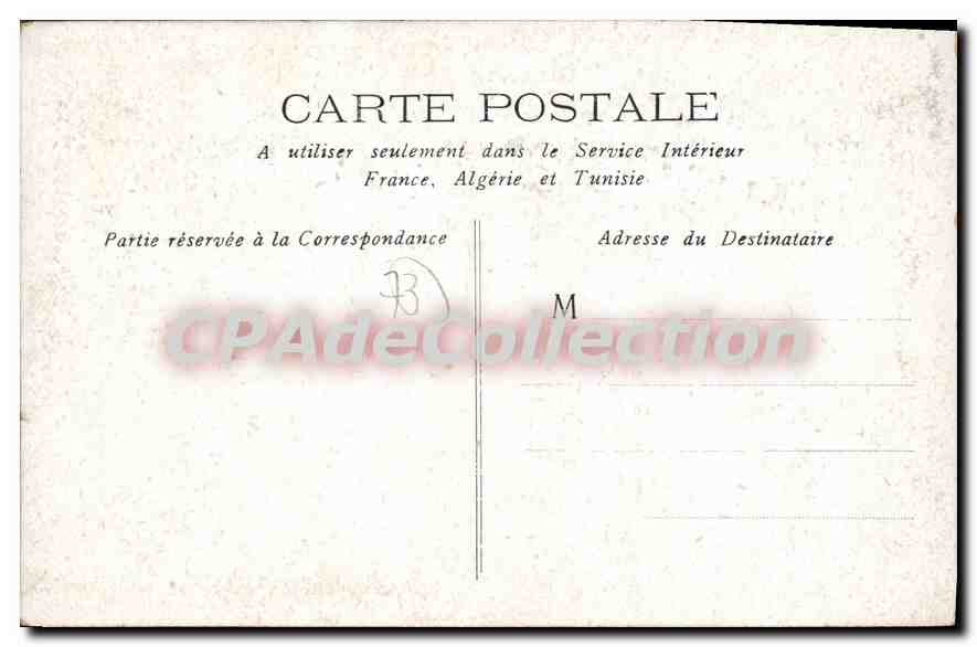 CPA Chambery Les Portiques Rue De Boigne — Rückseite