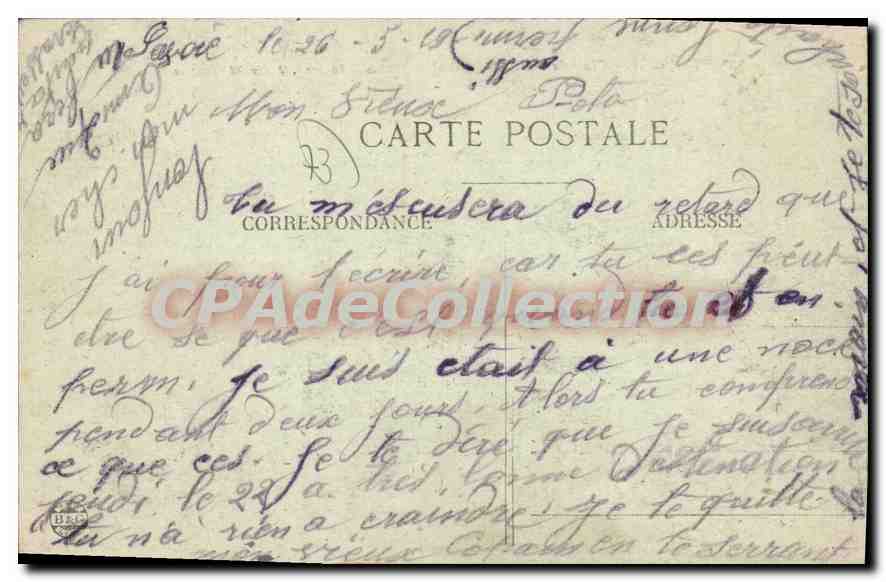 CPA Chambery Place Du Centeuaire Et Pont Du Reclus hotel de savoie — Rückseite