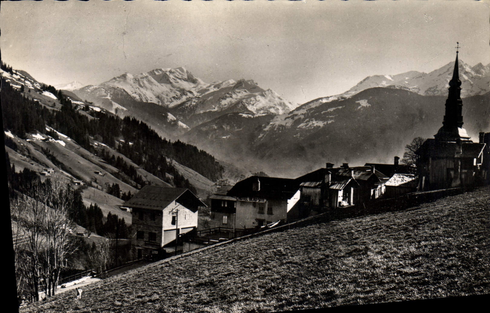 CPA Hauteluce Vue Sur Le Grand Mont Et Le Mirantin