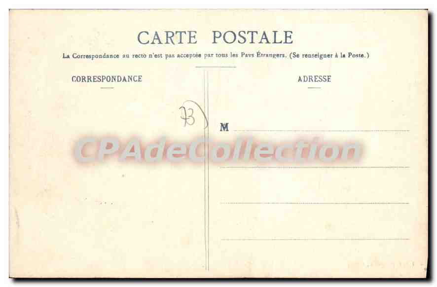 CPA Conflans La Promenade — Rückseite