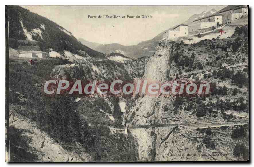 CPA Forts De I'Esseillon Et Pont Du Diable