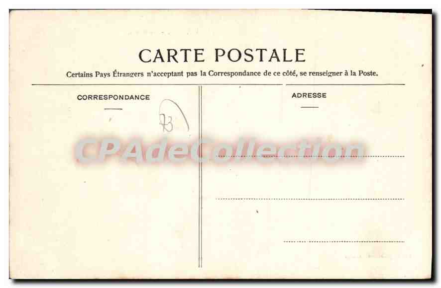 CPA Flumet Le Ravin — Rückseite