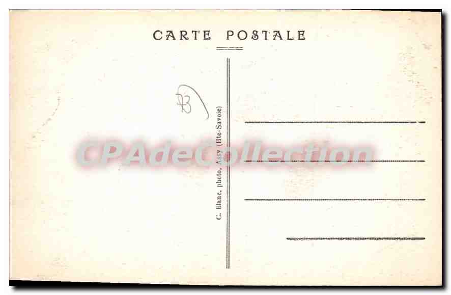 CPA Flumet Vue Generale De Saint Nicolas — Rückseite