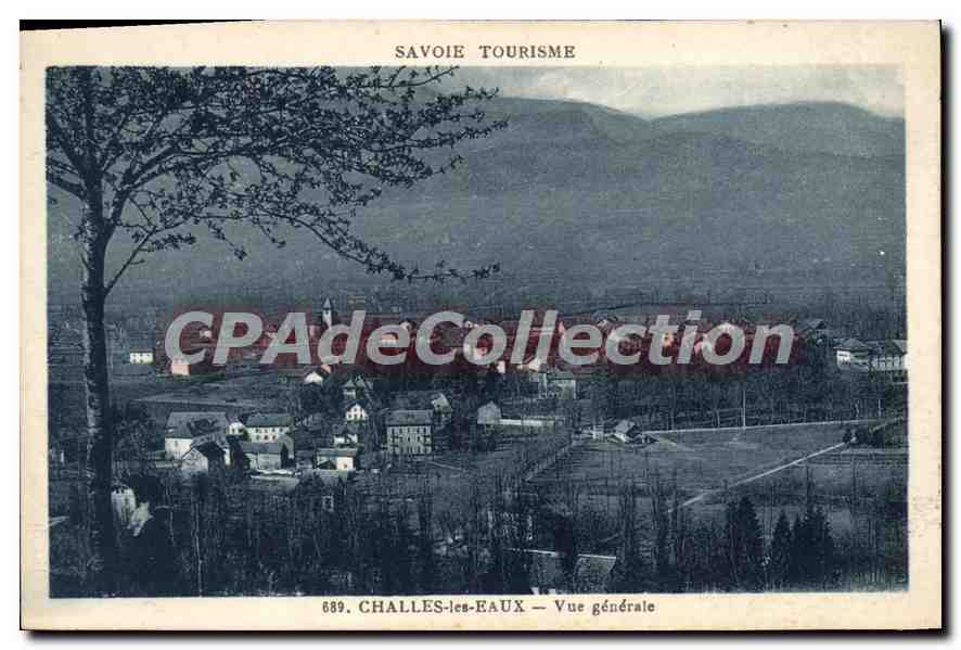 CPA CHALLES-les-EAUX vue générale Savoie Tourisme