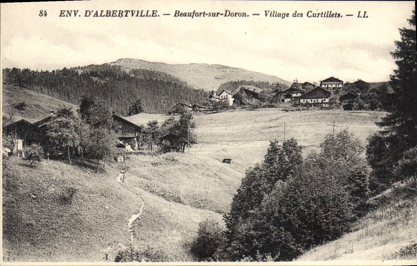 CPA D'Albertville Beaufort Sur Doron Village Des Curtillets