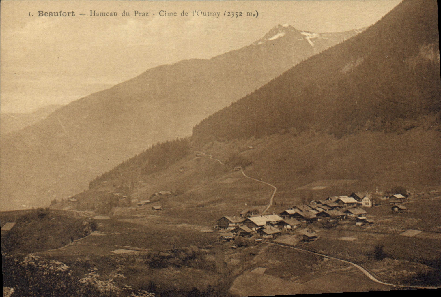CPA Beaufort Hameau Du Praz Cime de l'Outray