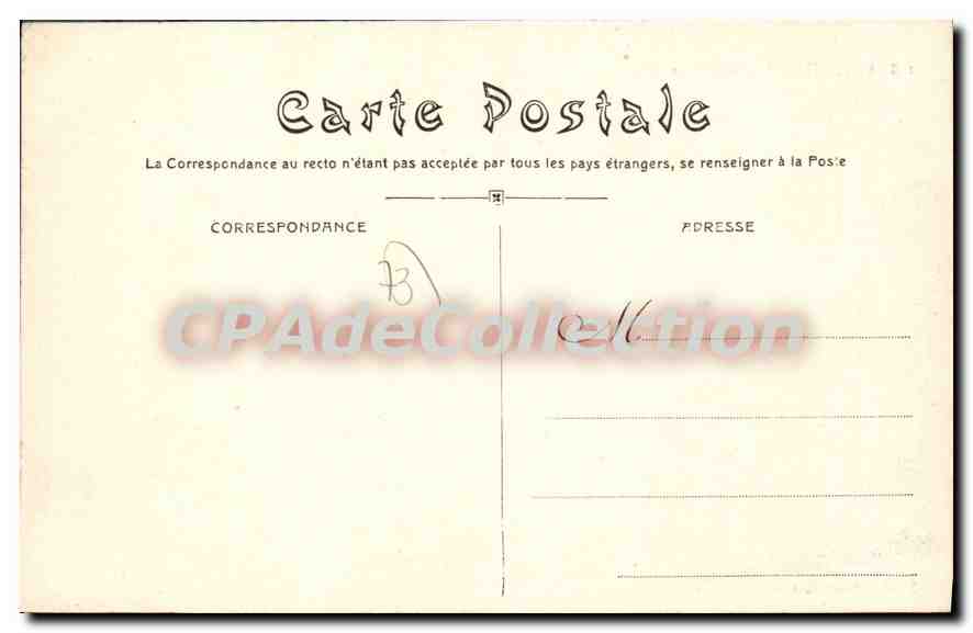 CPA Albertville Et La Belle Etoile — Rückseite