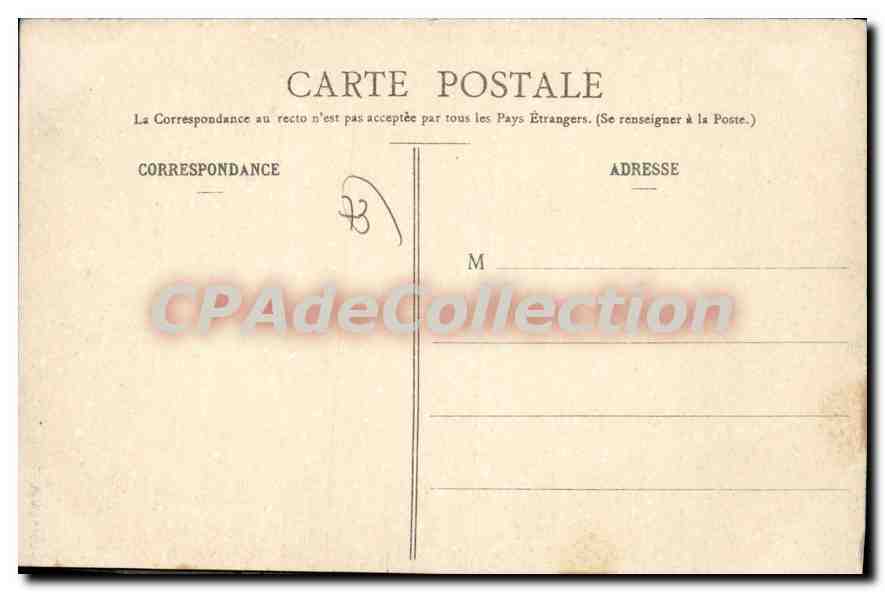 CPA Plateau De Roselend Et Le Rocher Du Vent — Rückseite