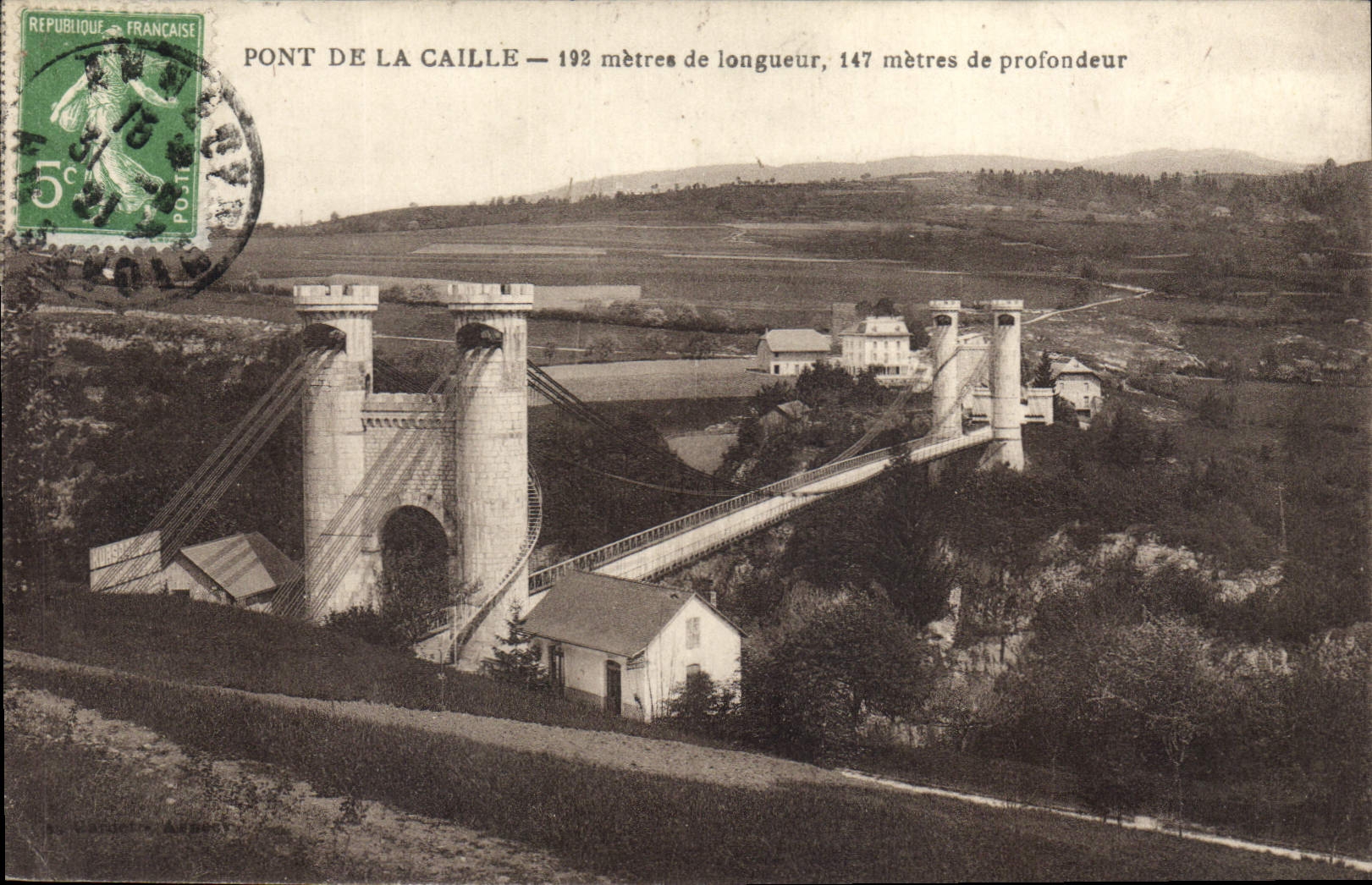 CPA Pont De La Caille