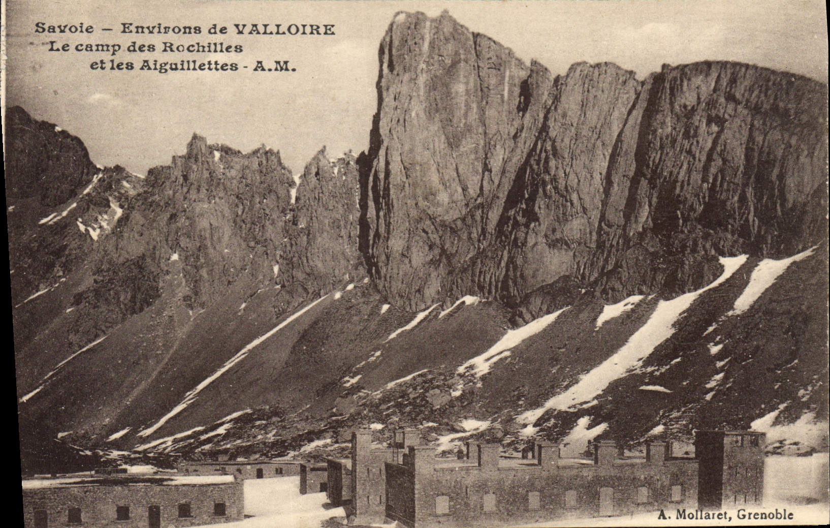 CPA Savoie Environs De Valloire camp des Rochilles et les aiguillettes