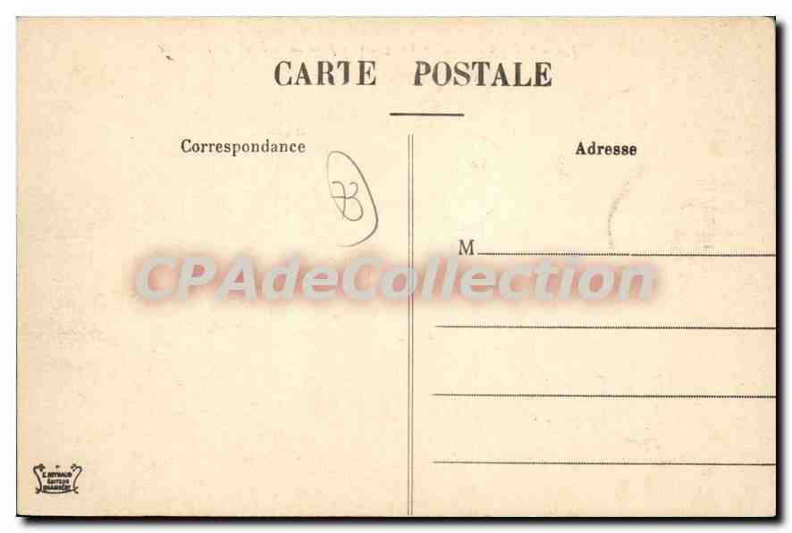 CPA Moutiers Vue Generale Prise De La Route De Belleville — Rückseite