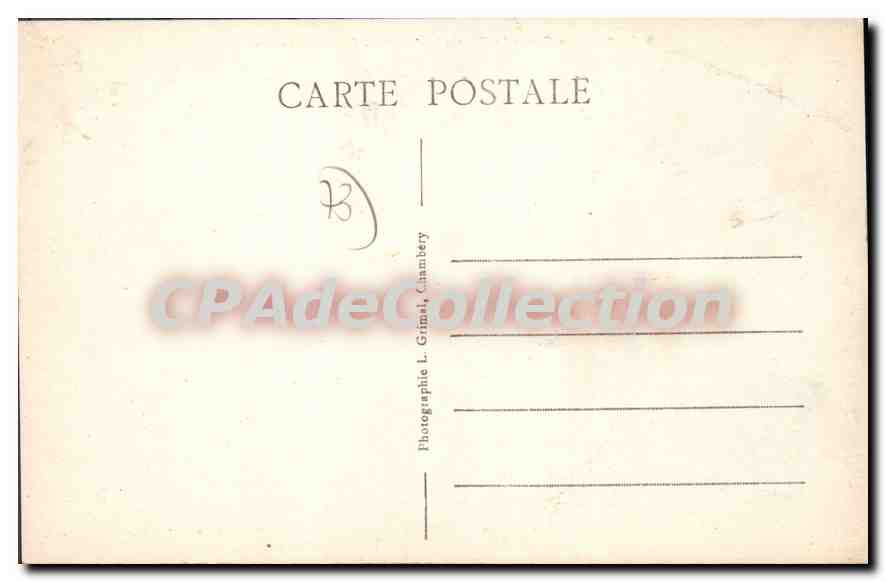 Danse Savoyarde — La Savoie Touristique — n°2483 — L. Grimal, Chambéry — Verso