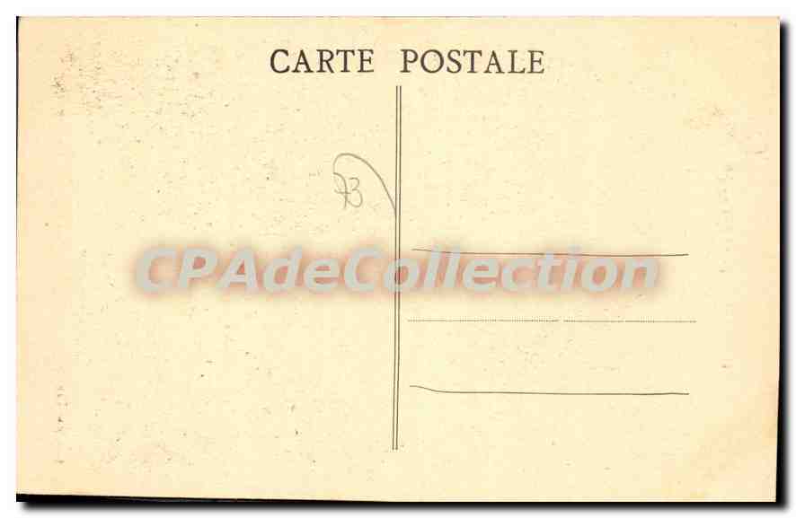 CPA Plan De La Roche Pralognan Vue Generale — Rückseite