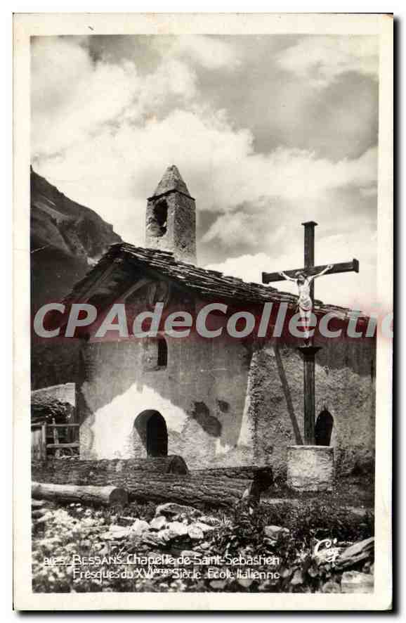 CPA Bessans Chapelle De Saint Sebastien