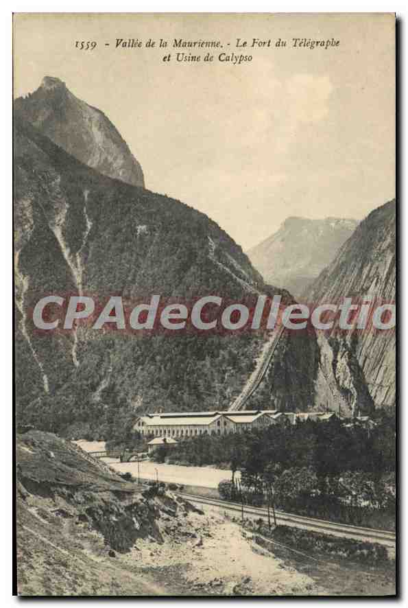 CPA Valle De La Maurienne Le Fort Du Telegraphe usine de Calypso