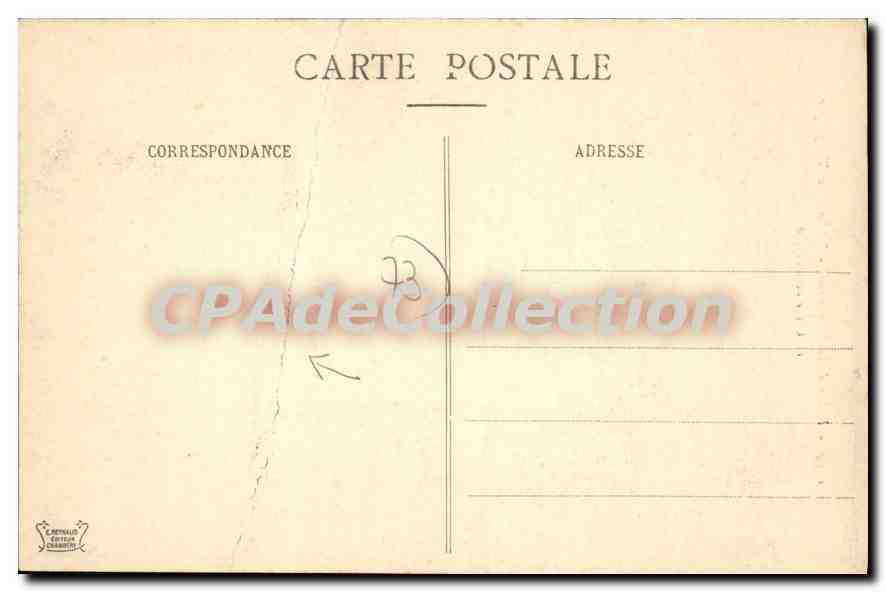 CPA Valle De La Maurienne Le Fort Du Telegraphe usine de Calypso — Rückseite