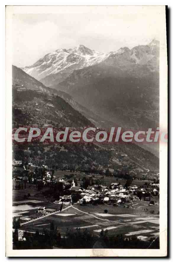 CPA Seez Vue Generale Et Le Pic D'Archeboc